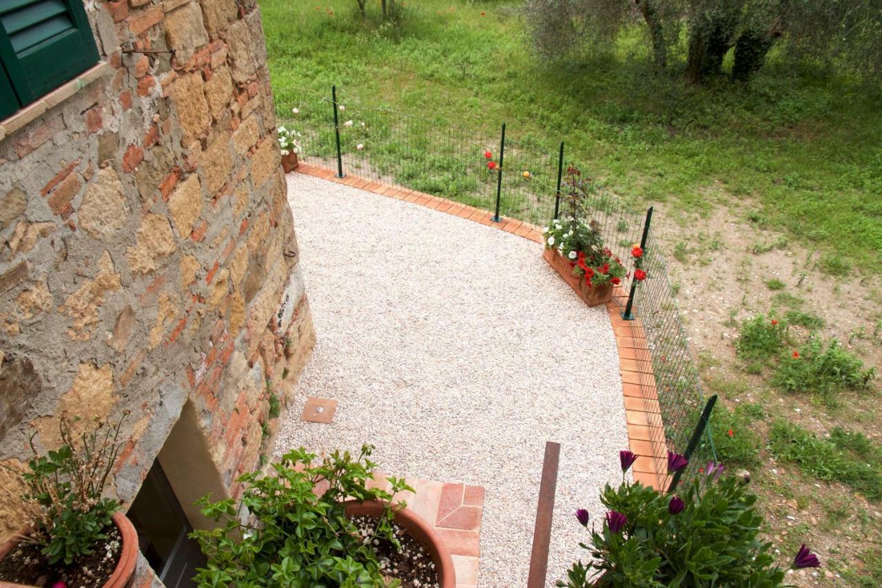 Torre Appartamento Con Vista Monticchiello Exteriör bild